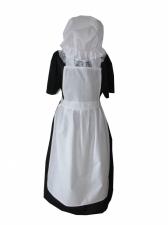 Girls Victorian Parlour Maid Fancy Dress Costume Age 11- 13 Years